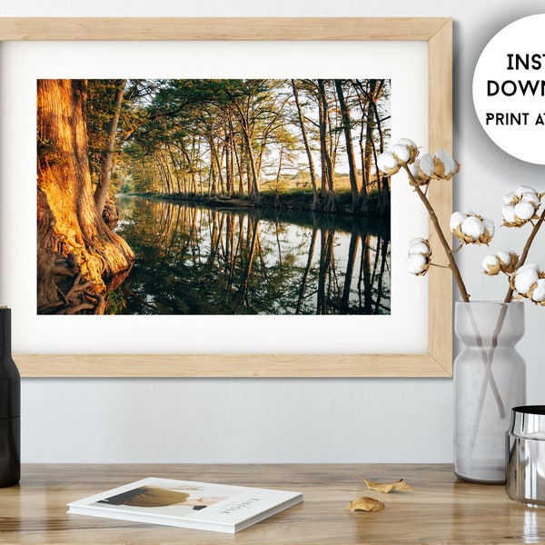 Digital Download Medina River Photo, Texas Hill Country Wall Art, Texas Printable