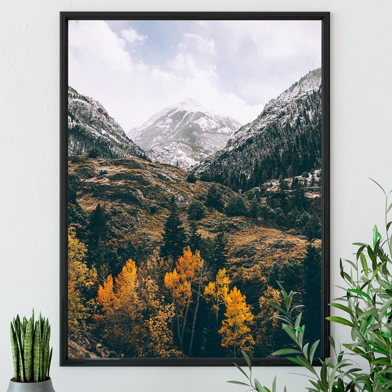 Ouray Colorado Wall Art Landscape Photography Mountain Wall Etsy
