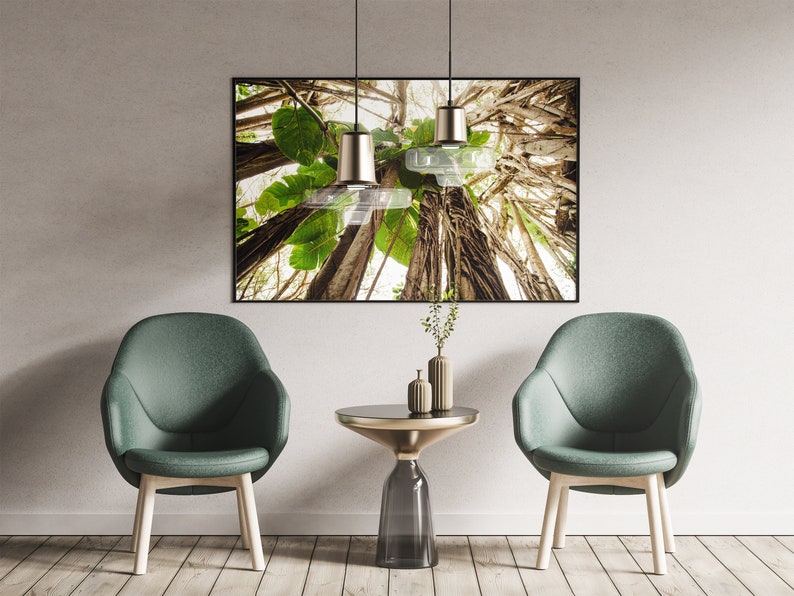 Printable Tropical Hawaiian Wall Art, Boho Jungle Wall Art, Surf Shack