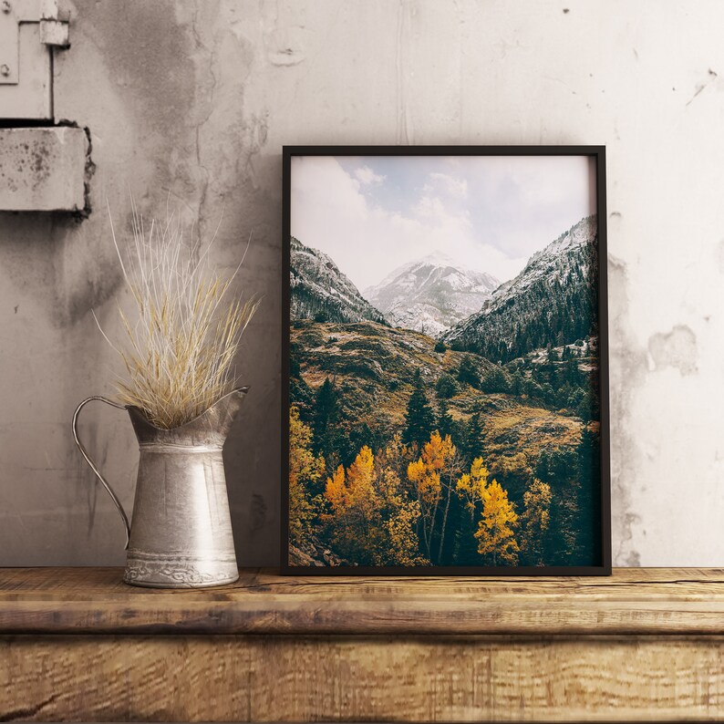 Ouray Colorado Wall Art Landscape Photography Mountain Wall Etsy