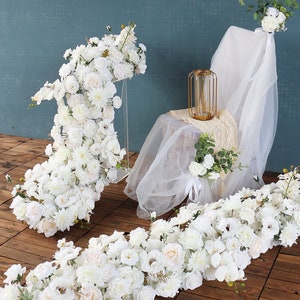 100cm DIY Simple Wedding Arch Flowers Wall Arrangement Supplies Silk  Peonies Rose Artificial Flower Row Decor Wedding Iron Arch Backdrop From  Esw_home2, $34.98