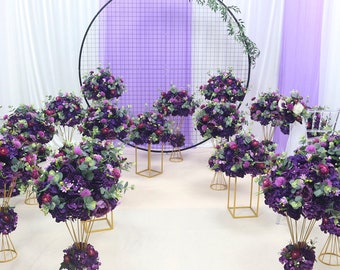 Purple Centerpieces Etsy