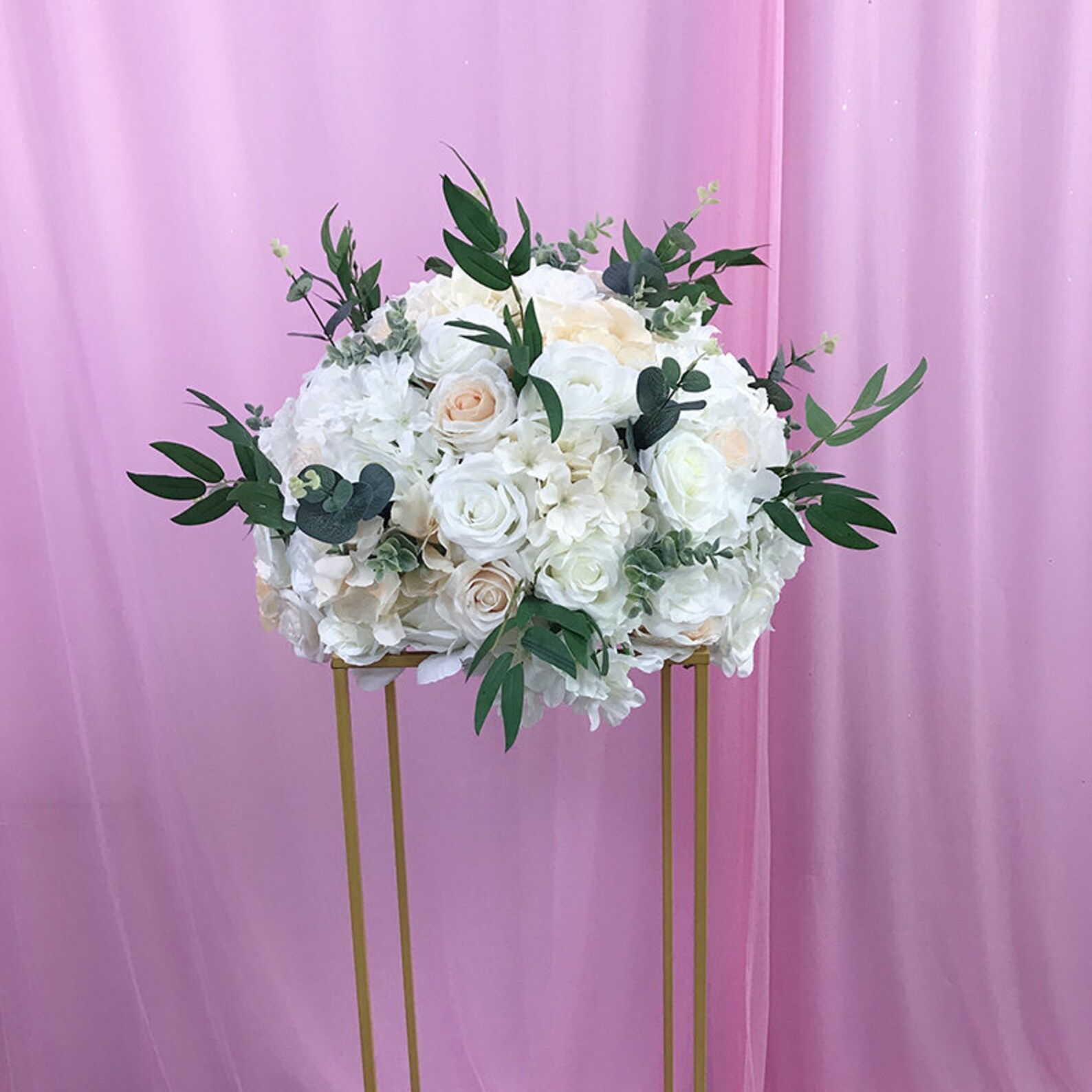 Artificial Flower Centerpieces Flower Ballwedding Table Etsy