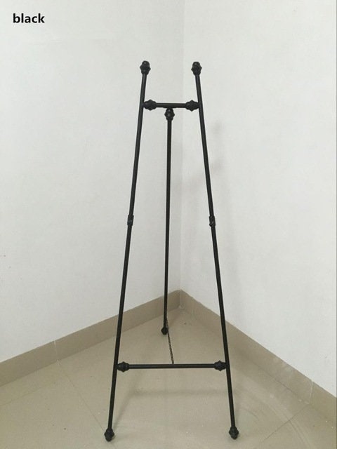 JIANZHUO 58 Inch Iron Adjustable Easel Stand - Metal Display Easel For Art, Wedding Signs, Mirrors (Black) - View #4