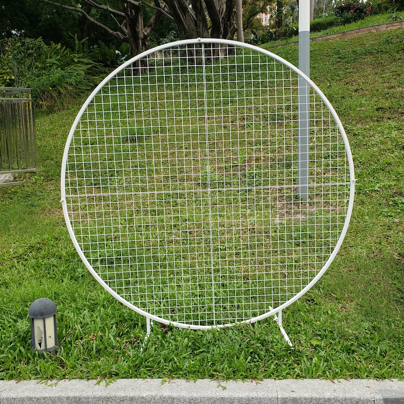 Circular ArchRound mesh Grid WeddingCircle Arch for Etsy