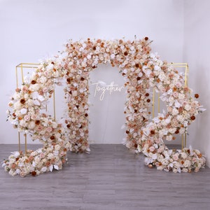 Luxus-Weiße Rose Blumengesteck: Hochzeits-Event Bühnendekor