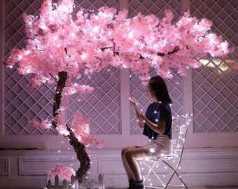 Silk Cherry Blossom Branch: 10-Piece Wedding Arch Decor (100cm)