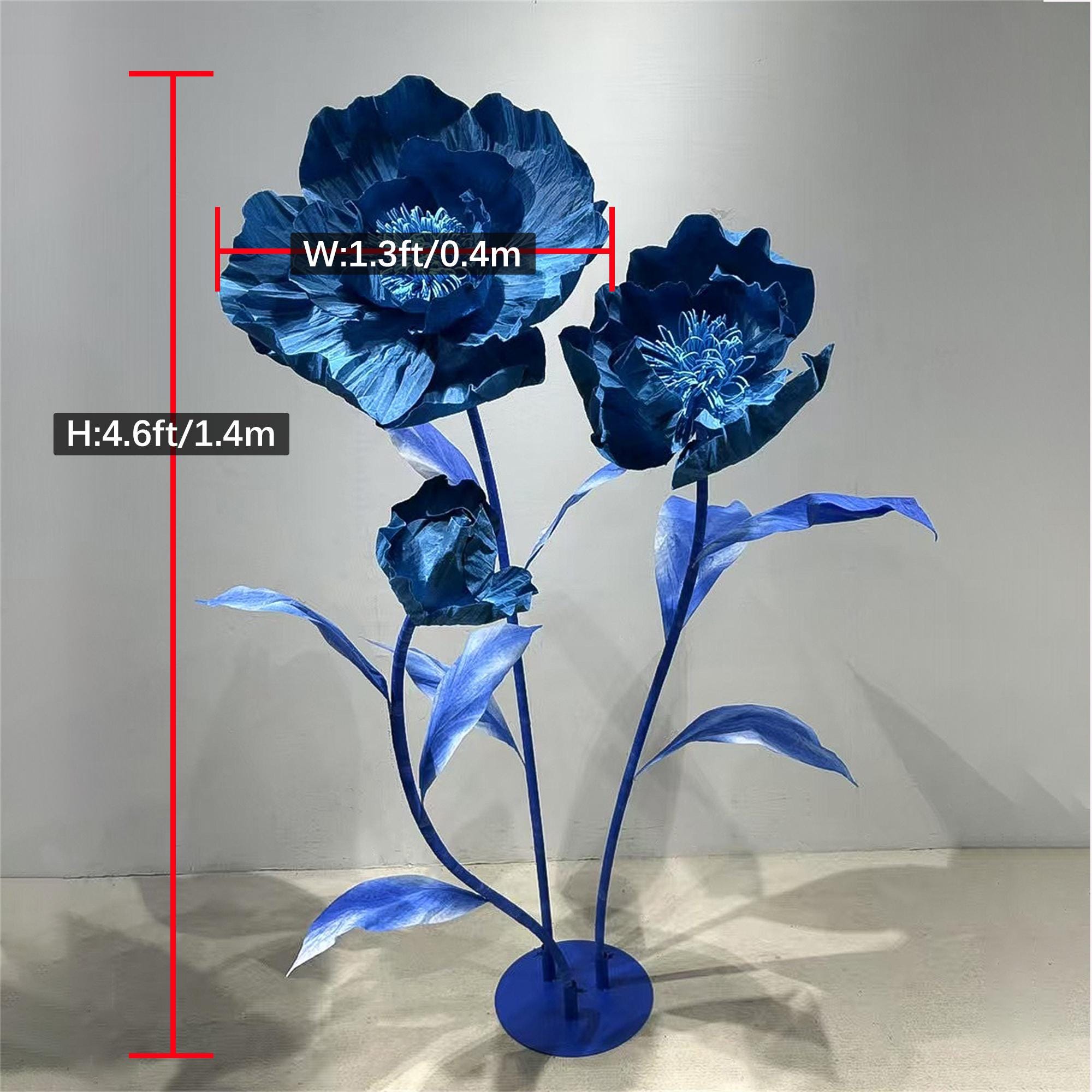 Giant Paper Roses Set: Handmade Floral Display for Wedding Decor - Etsy