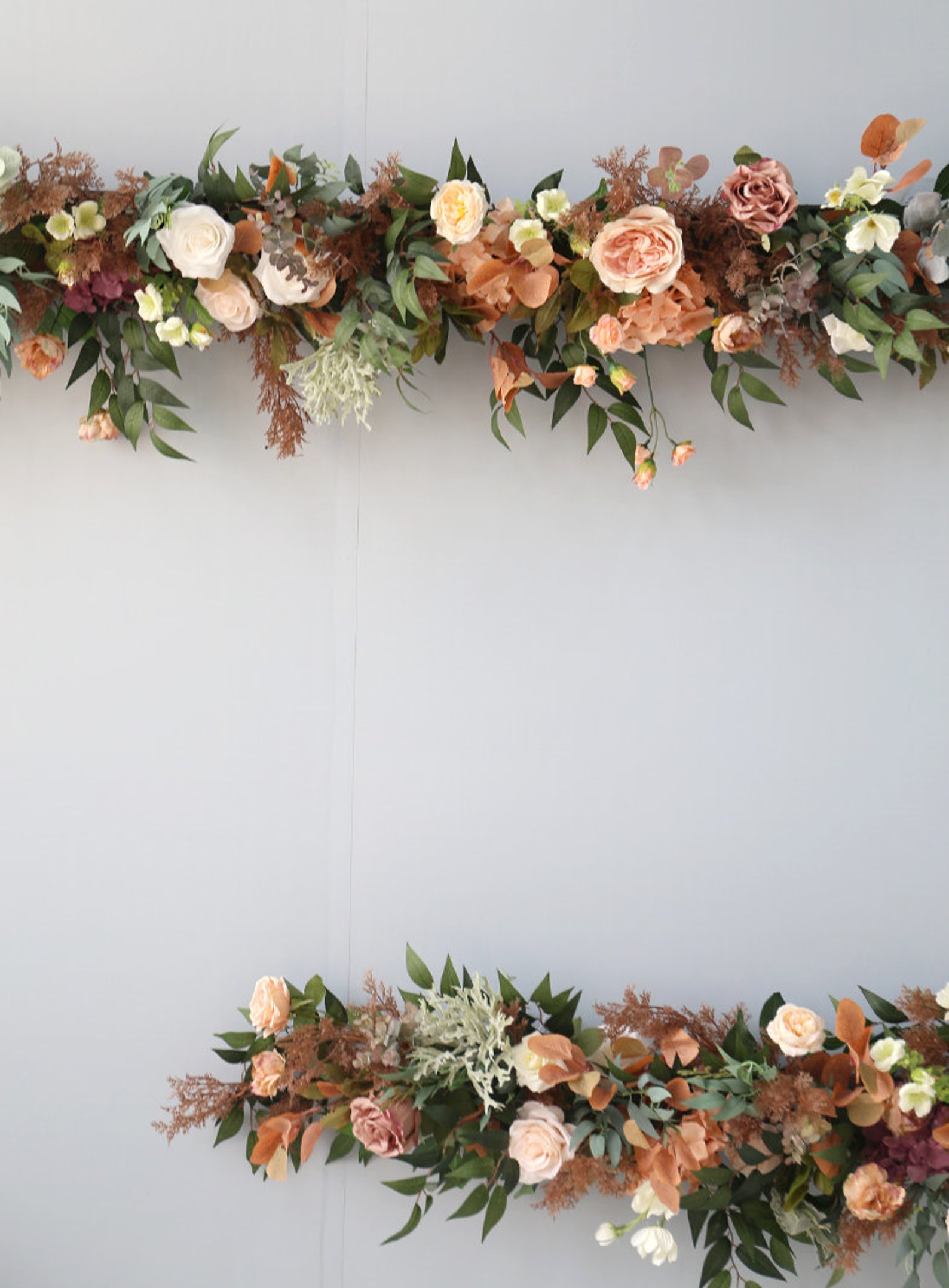 Customize Artificial Flower Art Wall Hanging Corner Flower Etsy