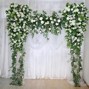 Seidenblumenbogen Swag: Hochzeitsblumenarrangement (Stil A)