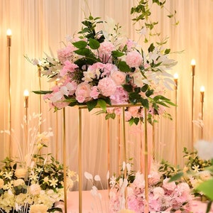 Artificial Flower Ball Centerpiece: Wedding Table Decoration (40cm)