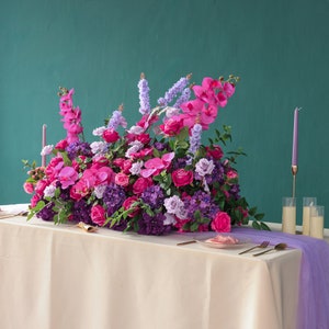 Artificial Silk Rose Flower Row: Wedding Arch Decor (31.52in) - Etsy