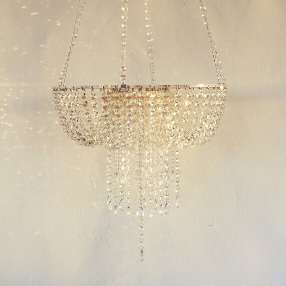 Clear crystal clearance chandelier