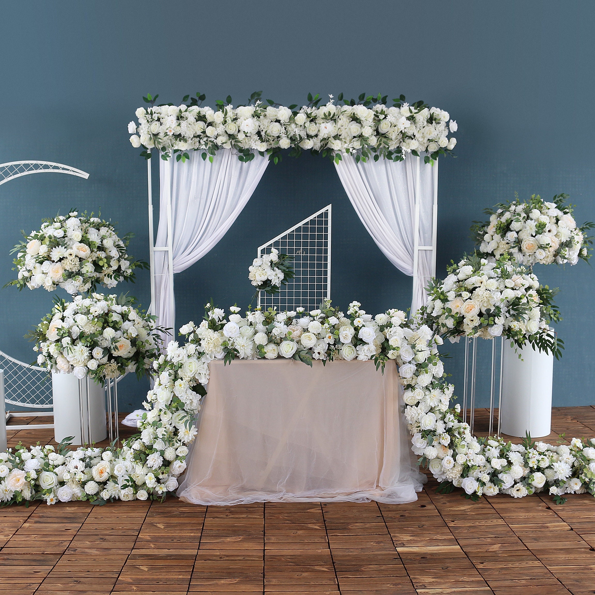 Wedding Flowers White Table Flowers Centerpiece Flower Half - Etsy Canada Wedding Flowers White Table Flowers Centerpiece Flower Half - Etsy Canada