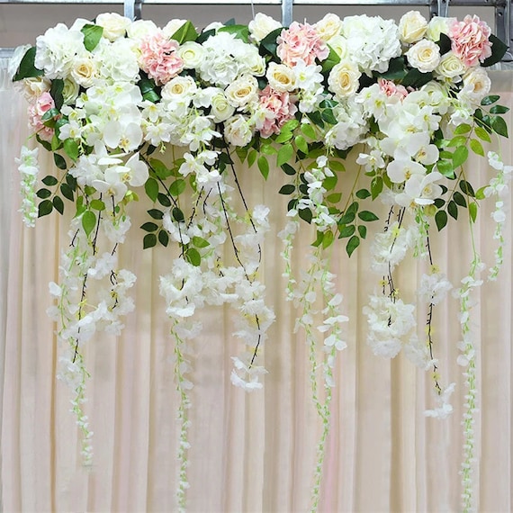 Artificial Orchid Flower Row: DIY Wedding Arch Decor - Etsy