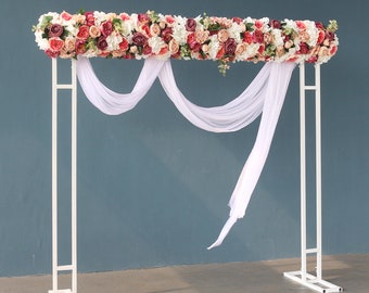 1M/2M luxury artificial flower row arrangement decor for party wedding arch backdrop Road cited flower rose peony hydrangea mix