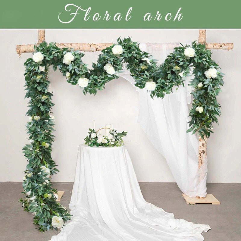 1.8M Artificial Eucalyptus Leaves Rattan Plant Home Wedding Hotel Party Decor 1.8M Artificial Eucalyptus Leaves Rattan Plant Home Wedding Hotel Party Decor