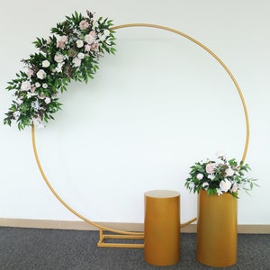 Wedding Round Arch Ring Stand Wedding Background Decor Birthday Party Balloon Arch Decorative Frame Upgrade Base Reinforcement