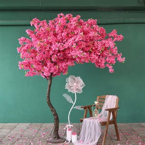 Artificial Cherry Blossom Tree: Wedding Party Event Backdrop Decor