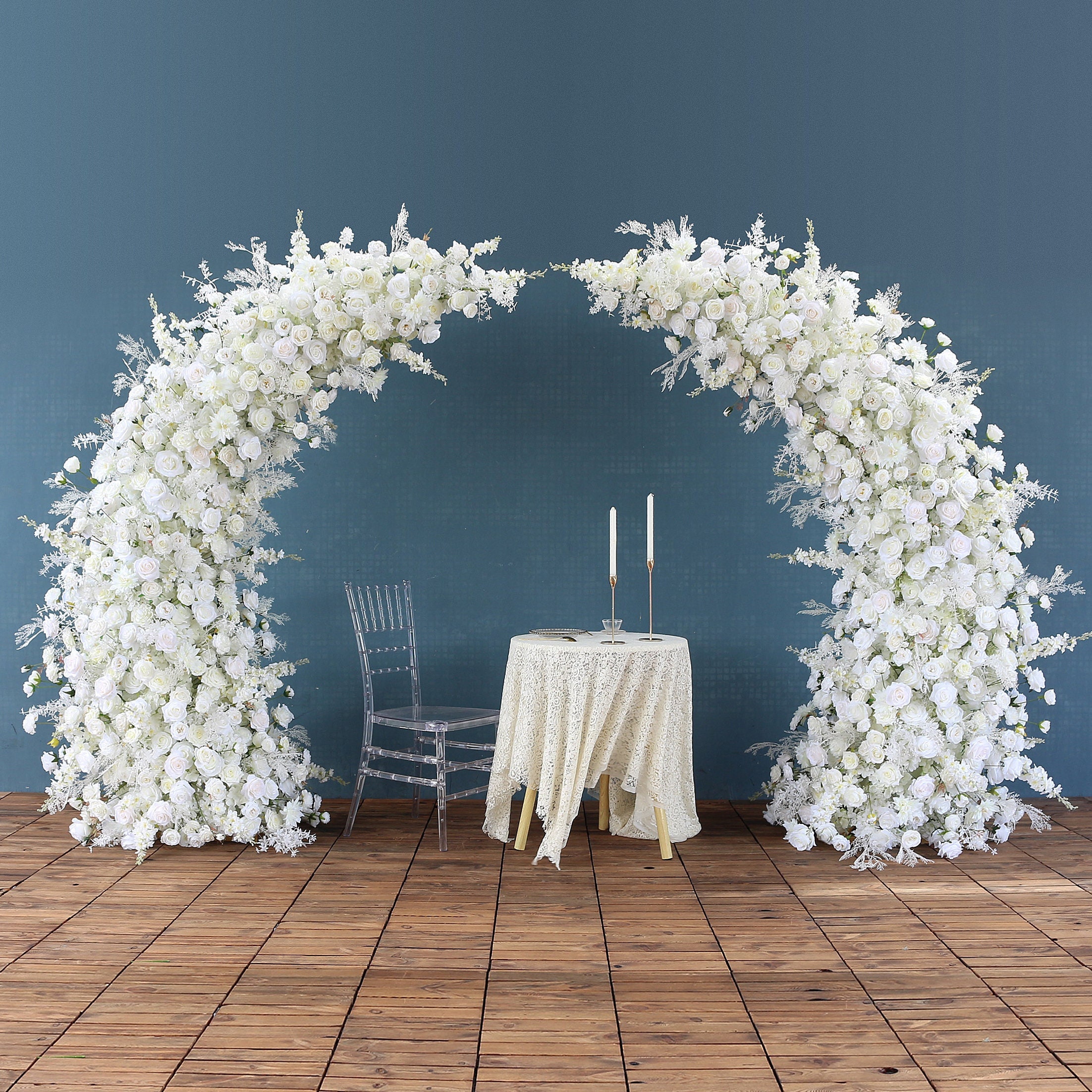 Mingfuxin Kit Di Fiori Artificiali Per Archi Nuziali (confezione