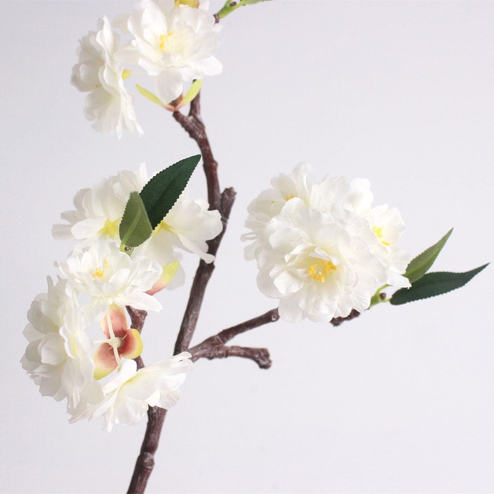 5pcs/lot Artificial Cherry Blossom Flowerssilk Flowers With Etsy