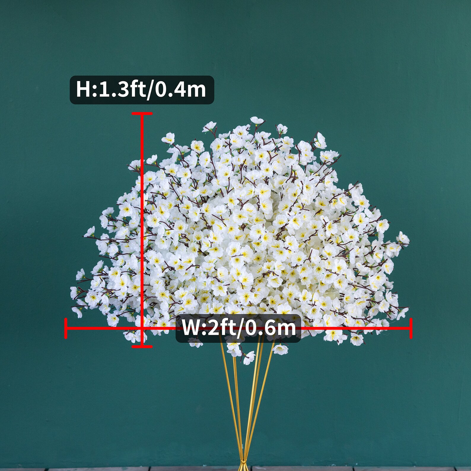 Fruit Blossom Single - Large White (18 Pieces)