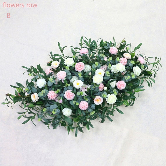 Artificial Rose Hydrangea Flower Row Iron Hexagon Double Rod Etsy Artificial Rose Hydrangea Flower Row Iron Hexagon Double Rod Etsy