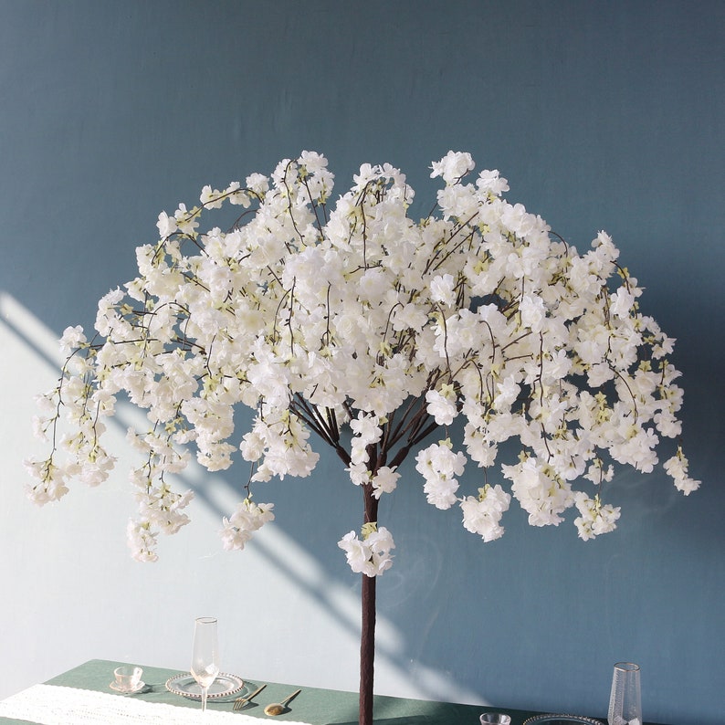 Artificial Flower Cherry Blossoms Tree Wedding Decoration Etsy