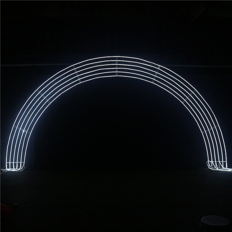 Led Meteor Light Wedding Backdrop Arch Birthday Party Diy Etsy
