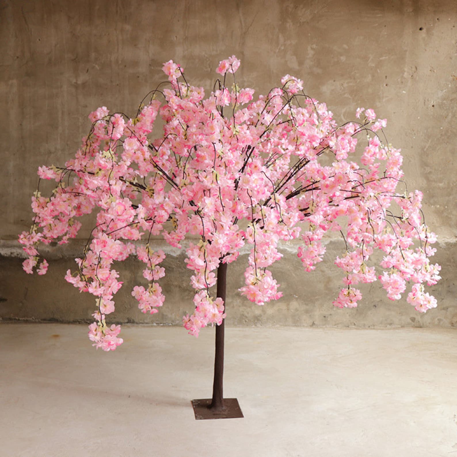Artificial Flower Cherry Blossoms Tree Wedding Decoration Etsy UK