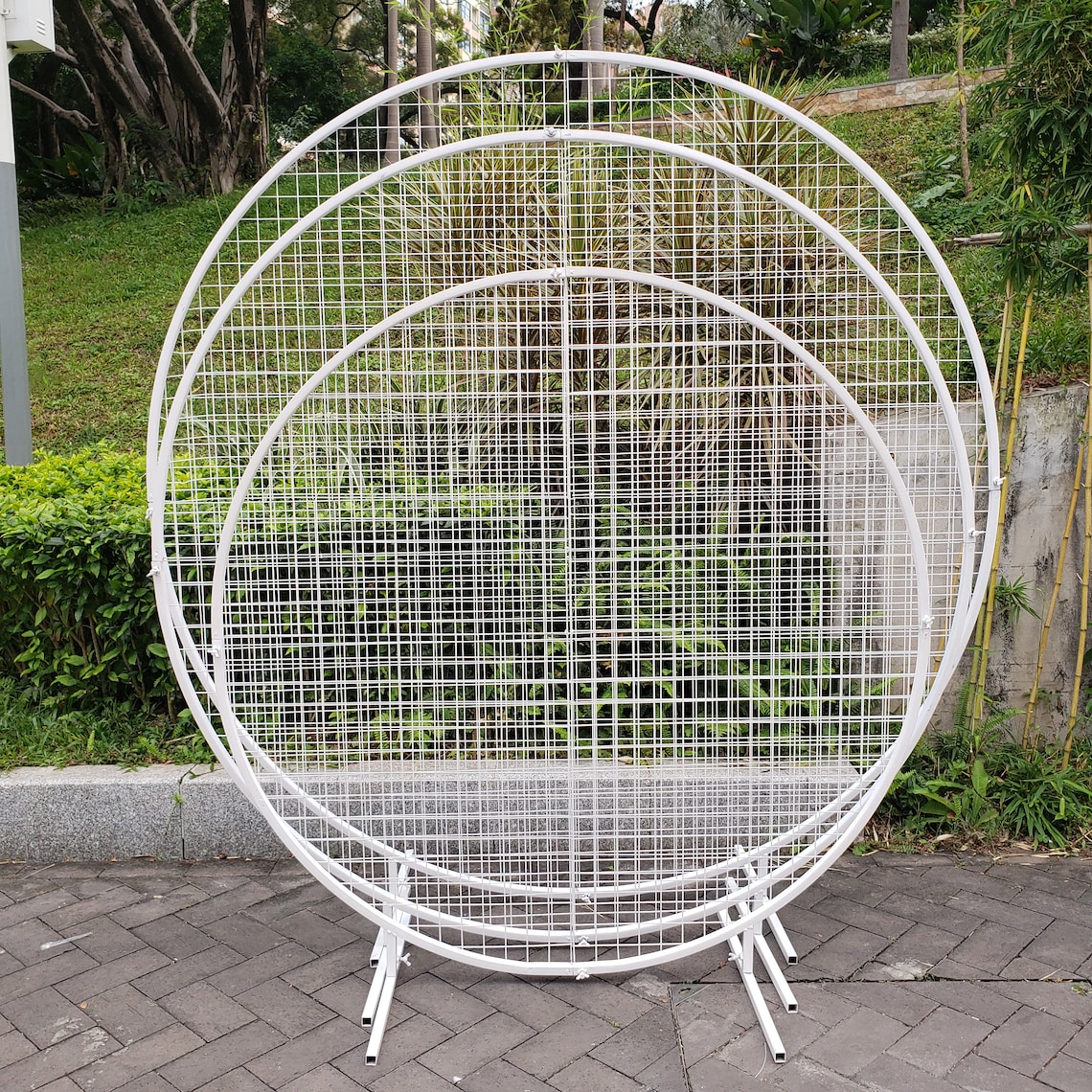 Circular Arch,round Mesh Grid Wedding,circle Arch for Balloons,gold ...