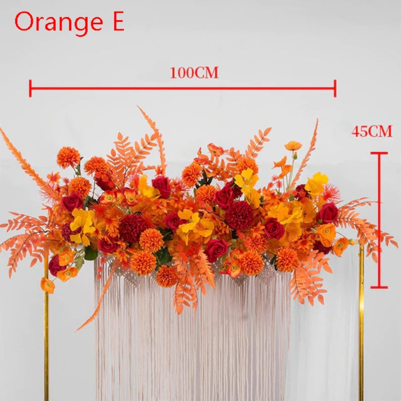 Highgrade Silk Artificial Flower Row Arch Flower Wall Stand Etsy