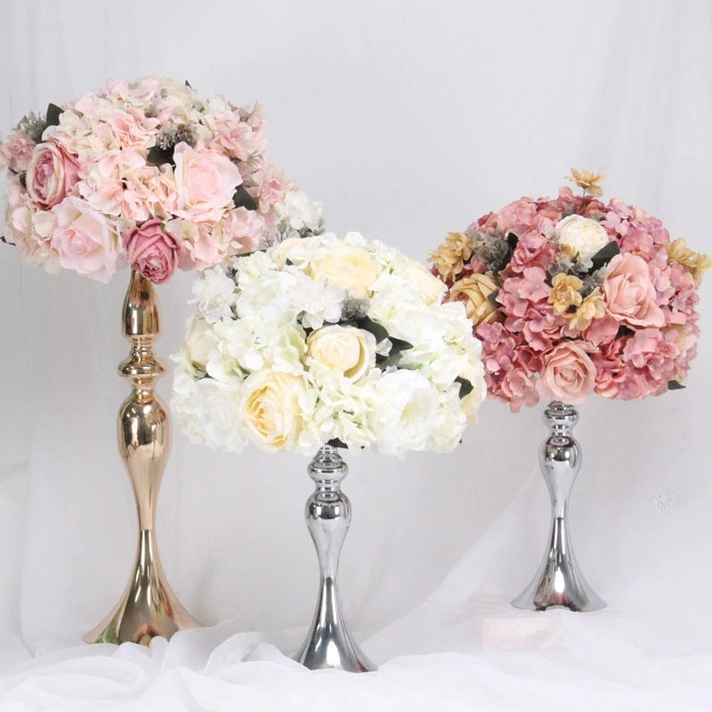 Custom 35/45cm Rose Peony Artificial Flower Ball Centerpieces Etsy