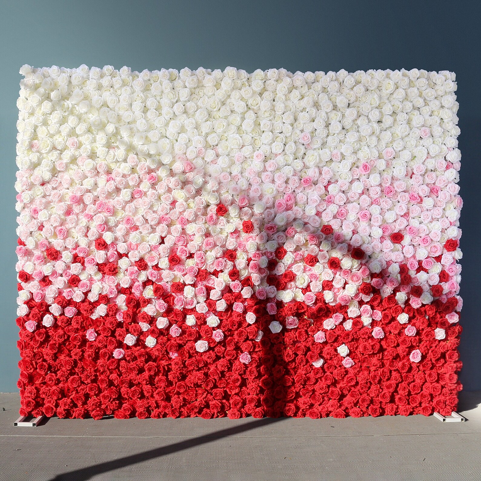 Wedding 3D Flower Wall Floral Flower Arrangement Fake Flower Etsy