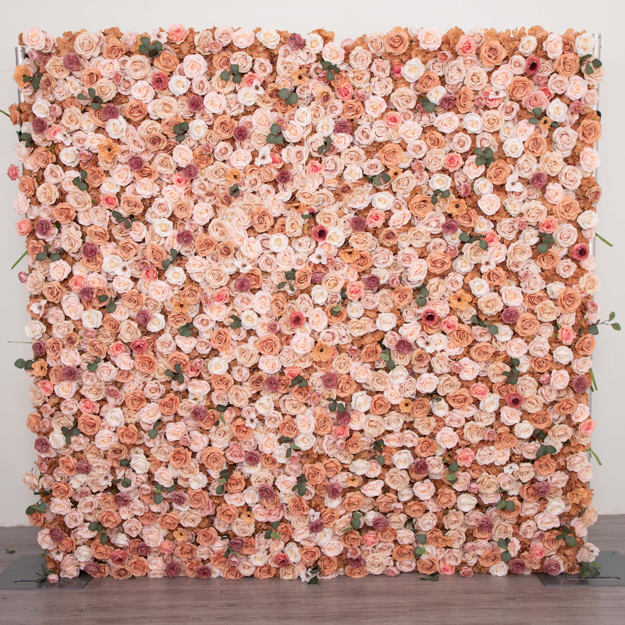 8ft Autumn Rose Flower Wall: Luxury Wedding Backdrop - Etsy
