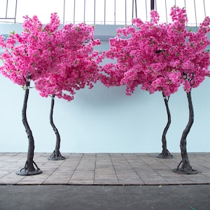 Albero artificiale in fiore di ciliegio per giardino all'aperto, festa di nozze, evento, sfondo, decorazioni fai da te, albero dei desideri, decorazione per la casa
