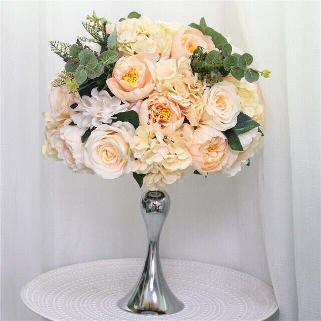 Custom 35cm Silk Peonies Artificial Flower Ball Centerpieces Etsy