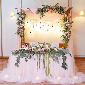 1.8M Willow Foglia Fiore Runner Fiori artificiali Fiori Verdi Fiori Vite Fiore Fiore Casa Decor Tavolo da Sposa Centro Arco Disposizione