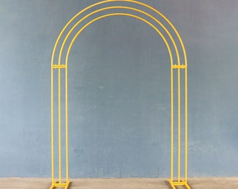 Wedding Arch Props Wrought Iron Triumphal Arch Three Tube Arch Door Flower Stand Single Wedding Arrangement Party Decor
