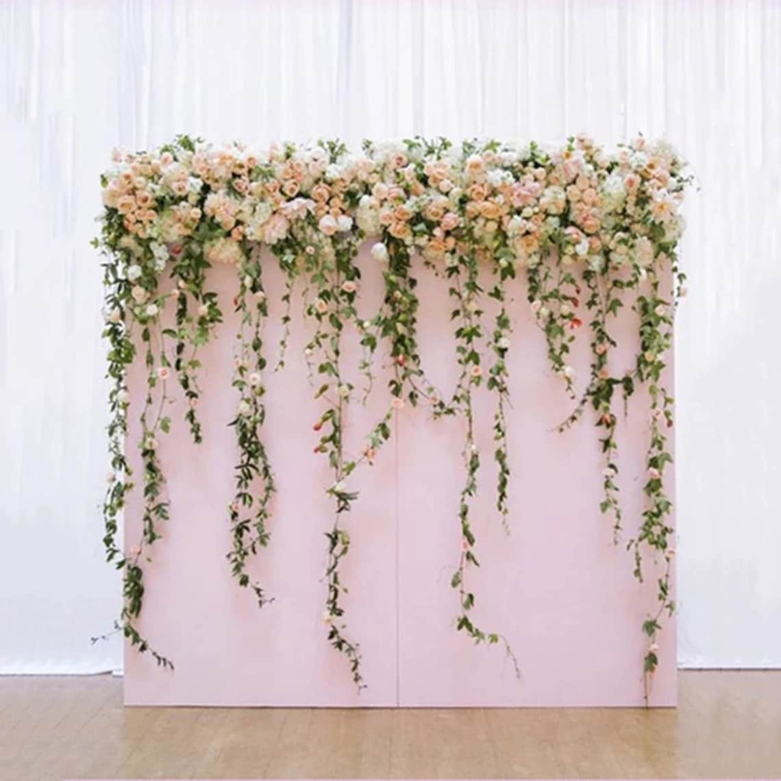 Artificial Rose Flower Row Floral Arch Decor Wedding Main image 1