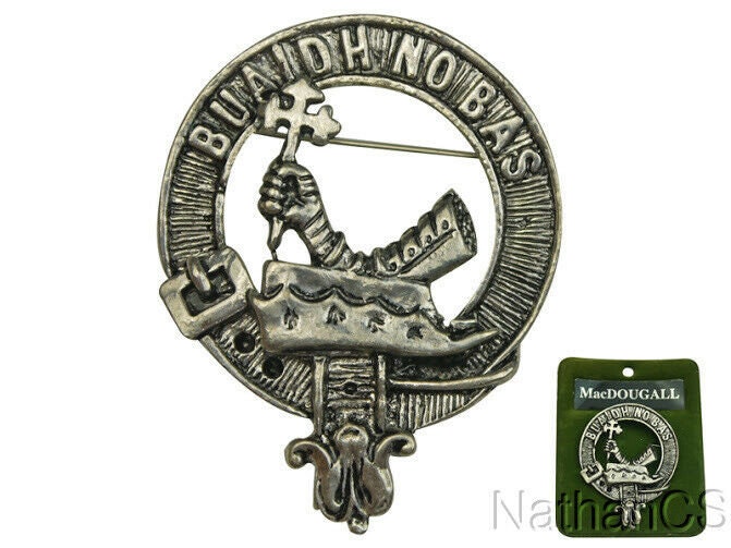 Macdougall Clan Scottish Crest Badge Etsy