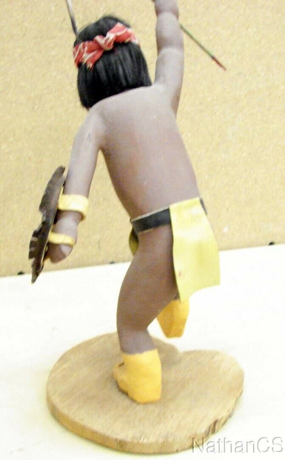 Wood Carved Apache Dancer - image 2