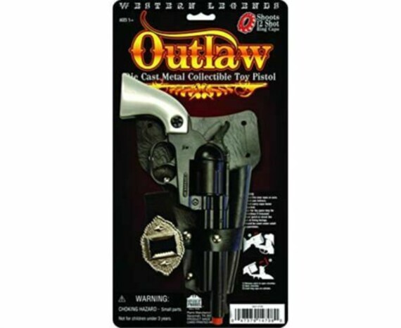 Parris Toys Outlaw Die Cast Metal Collectible Toy Pistol