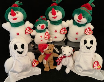 snowgirl beanie baby 2000 value