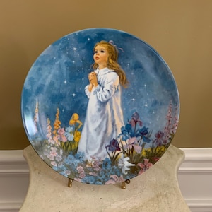 The Treasured Songs of Childhood, &quot;Twinkle, Twinkle, Little Star&quot;, Edwin M. Knowles China Company, Artist John McClelland, Limited Edition