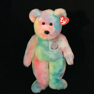Ty Beanie Babies Buddies,  &quot;BB Bear&quot;, Vintage Collectible Bear, Vintage Beanie Babies, Birthday Bear, EXCELLENT CONDITION