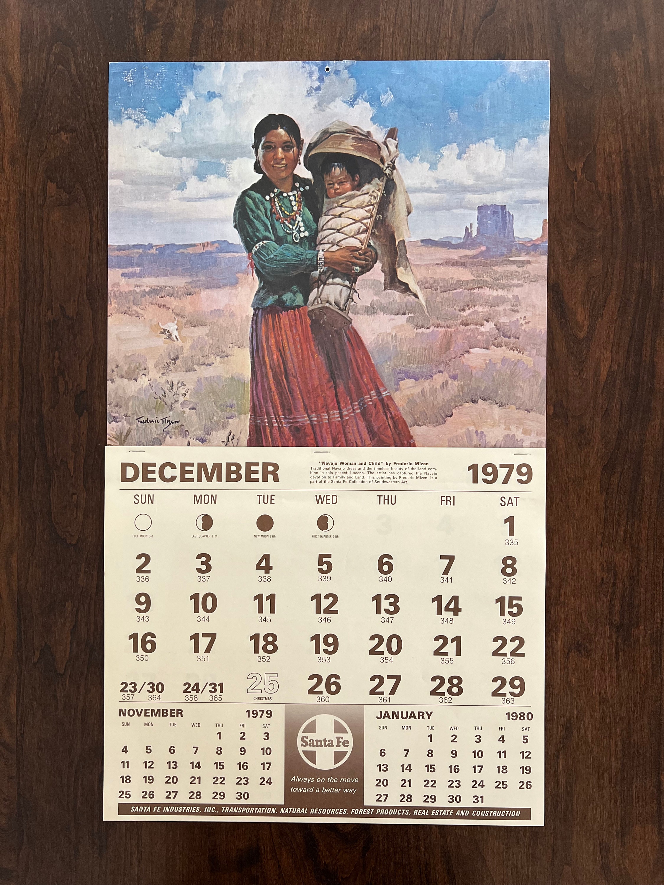 Navajo Women Calendar