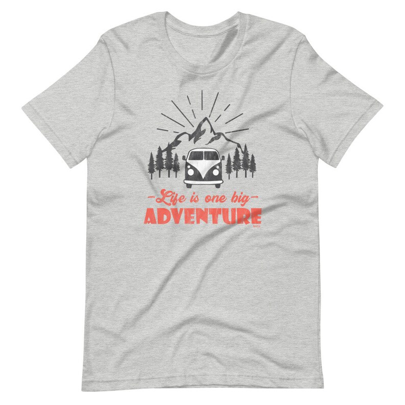 Life Is One Big Adventure T-Shirt Outdoor Clothing Road Trip | Etsy