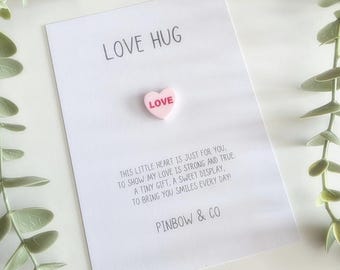 Love Hug Pocket Hug | Little Love Gift | Thinking of You Gift | Handmade Pocket Gift | Gift for Someone Special