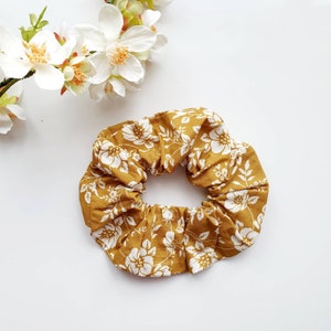 Floral Scrunchie, Hair Accessories, Hair Tie, Kids & Adult Scrunchies, Mini Scrunchies, Ponytail Scrunchy, Gifts For Her, Gifts For Girls